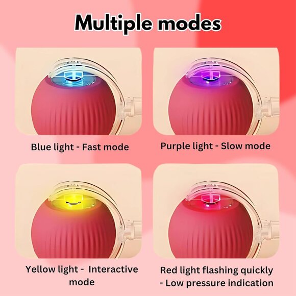 Speedy Tail 2.0 Cat Toy, 360°Automatic Rolling Ball, Smart Interactive Cat Toy, - Picture 2 of 5